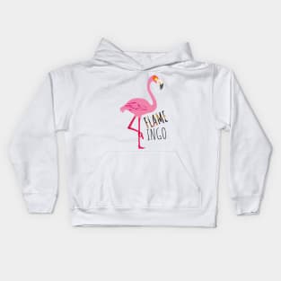 Flameingo the flamingo Kids Hoodie